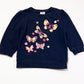 Navy butterfly sweater - Size 2