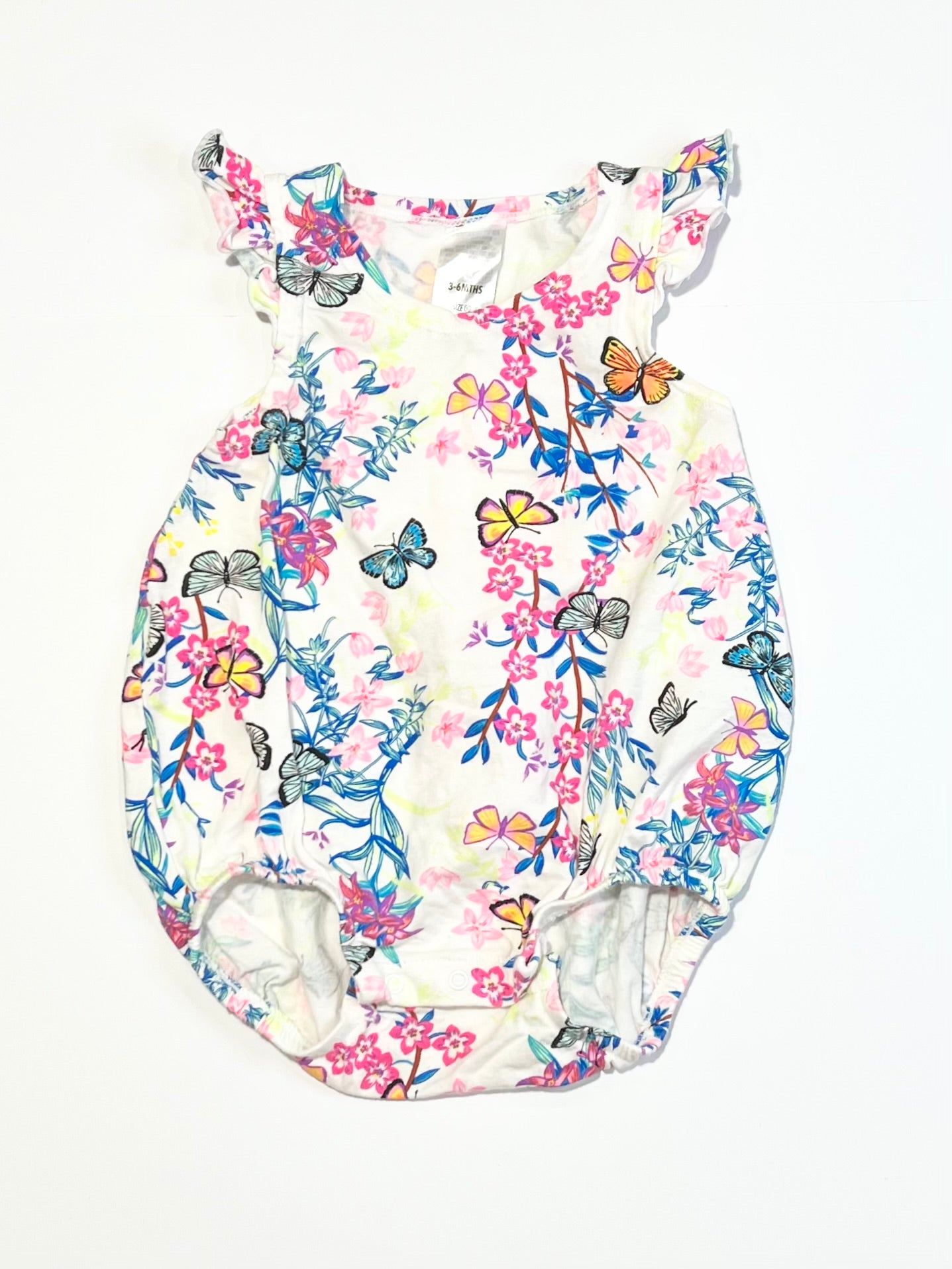 Butterfly bubble romper - Size 00