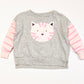 Pink cat sweater - Size 2