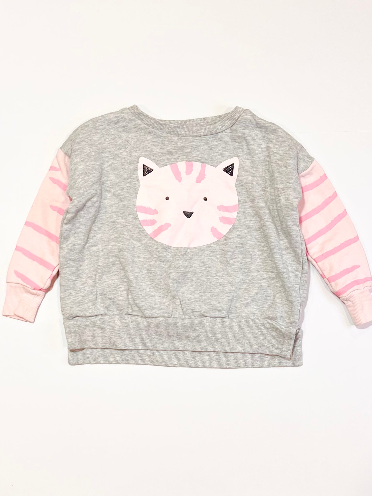 Pink cat sweater - Size 2