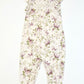 Floral jersey jumpsuit - Size 4-6 months