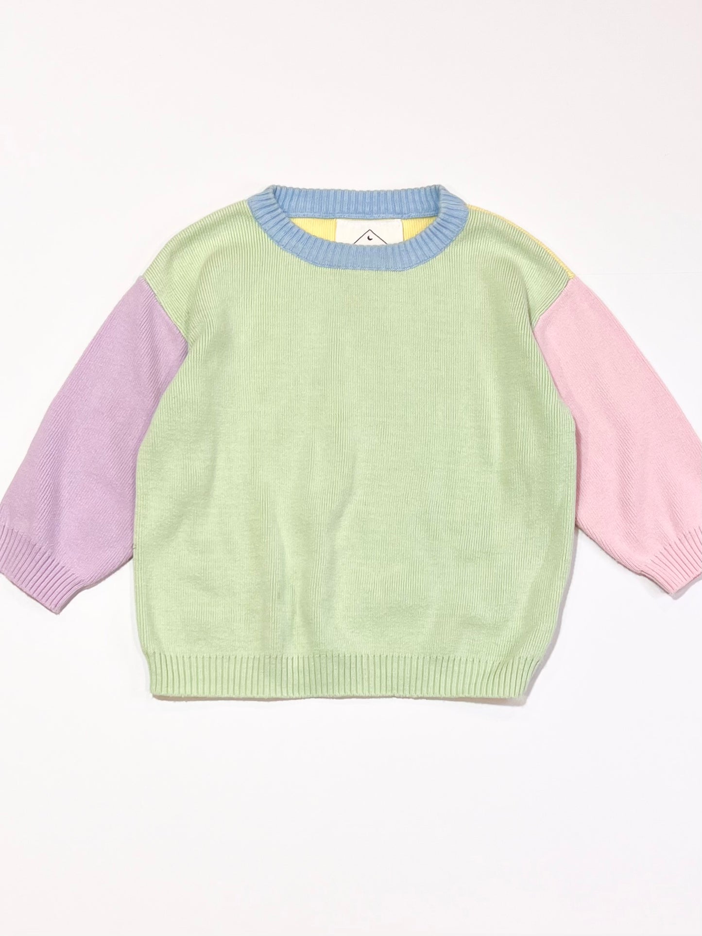 Block colour knit jumper - Size 2