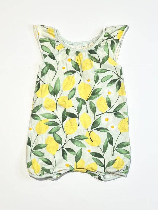 Lemons jersey romper - Size 00