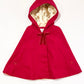 Red poncho jacket - Size 2