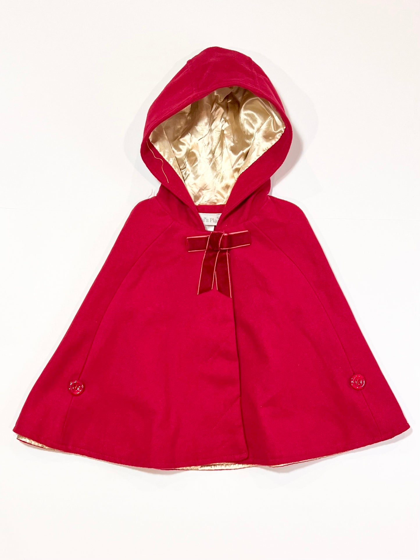 Red poncho jacket - Size 2