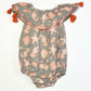 Grey tassel romper - Size 6-9 months