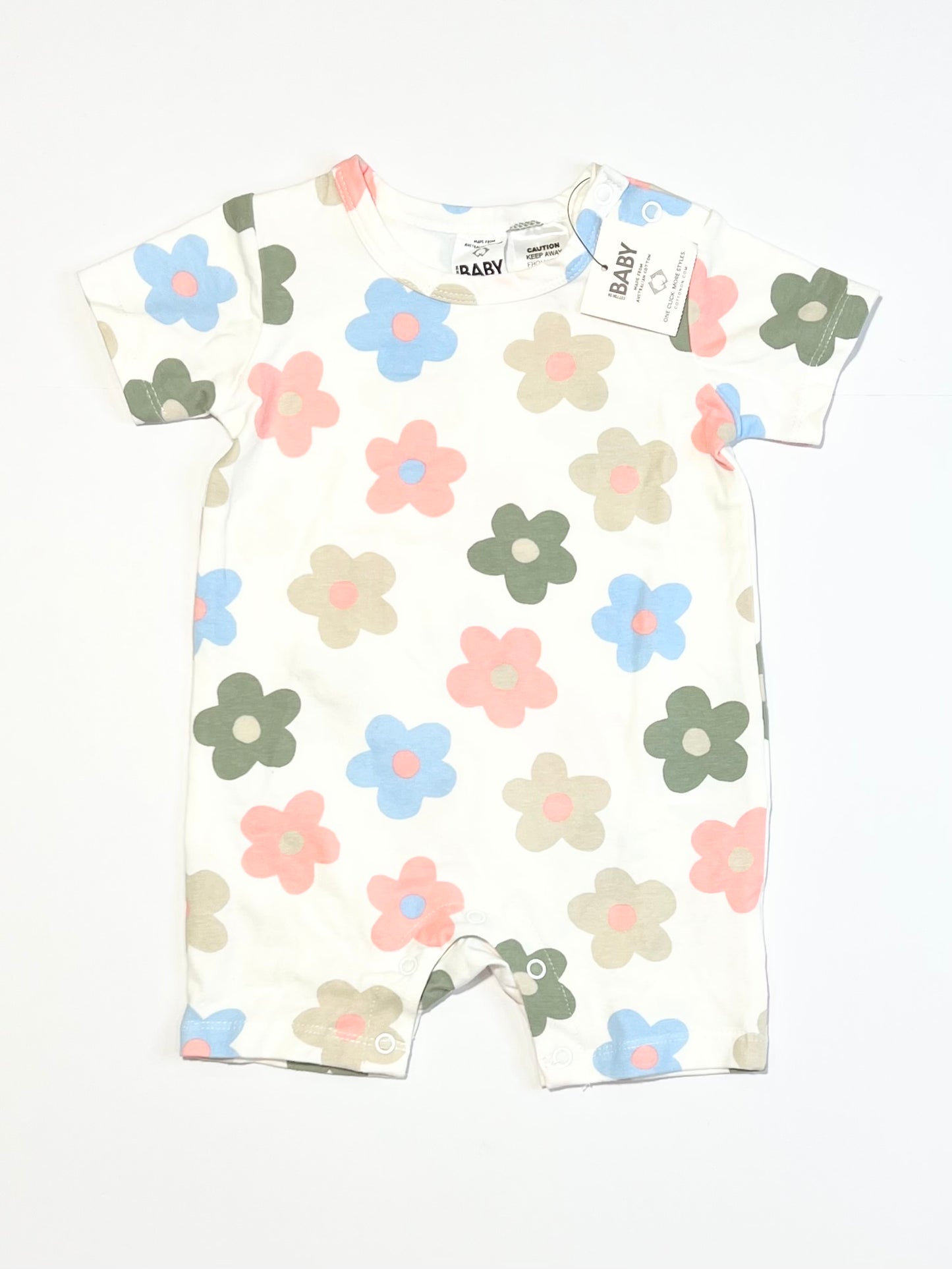 Floral romper brand new - Size 00
