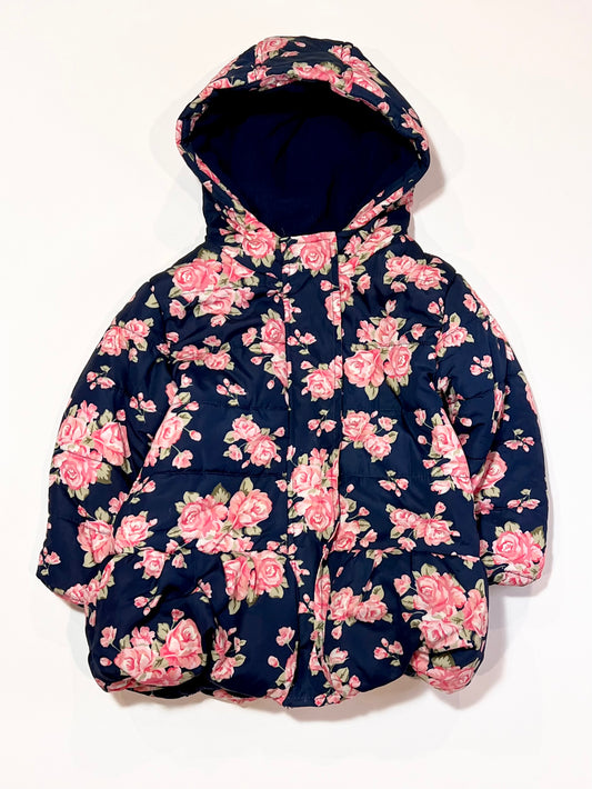 Floral puffer jacket - SIze 2