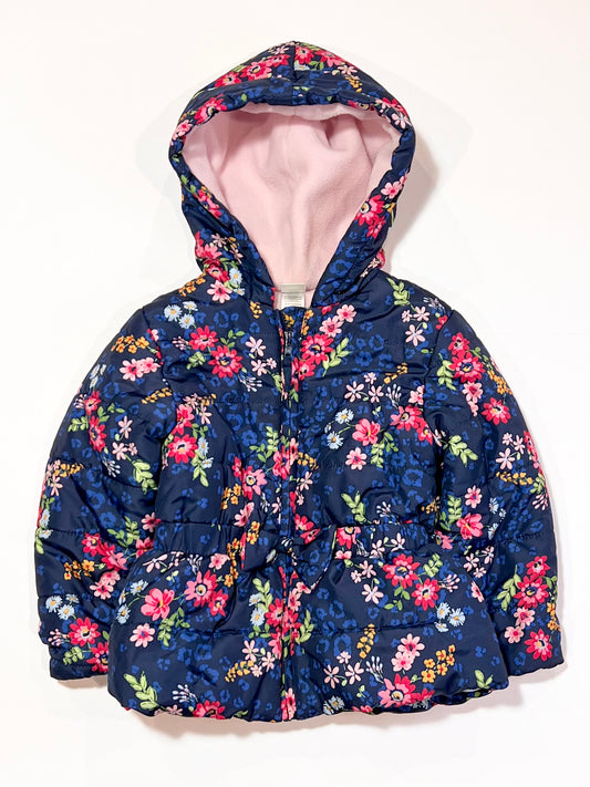 Floral puffer jacket - SIze 2