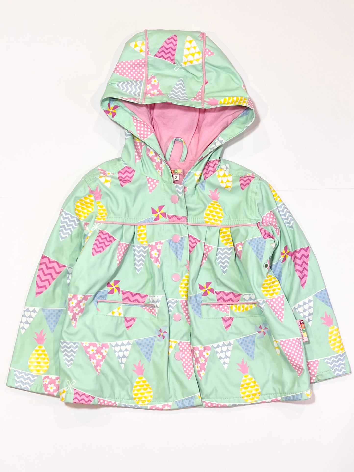 Party bunting rain jacket - SIze 2