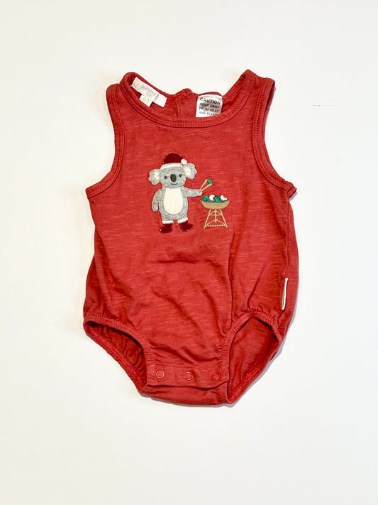 Christmas koala bodysuit - Size 000