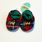 Tartan booties brand new - Size 3-6 months