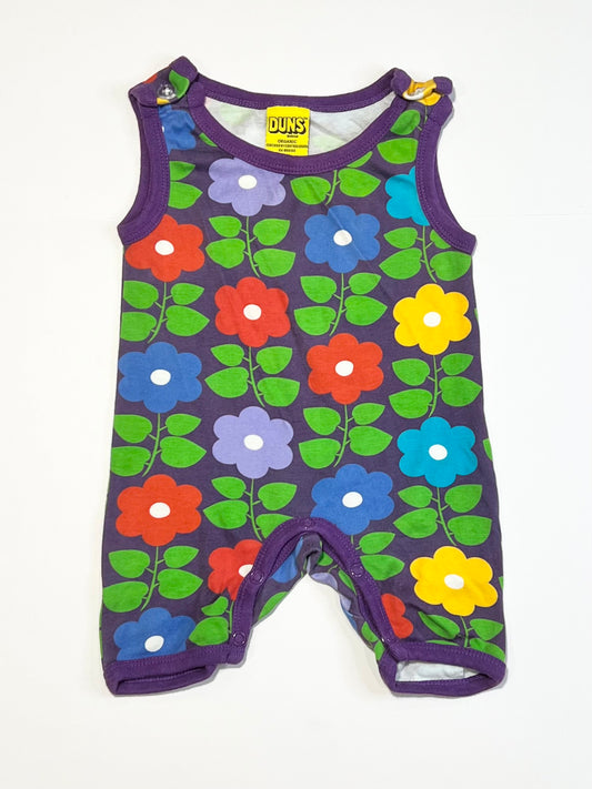 Floral romper - Size 2-4 months