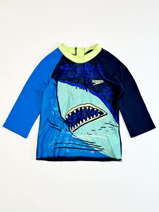 Shark rashie - Size 2