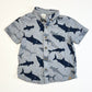 Navy sharks shirt - Size 2