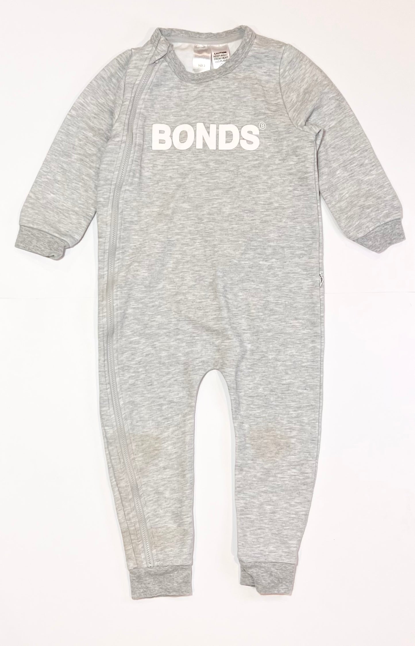 Tech Sweat Zippy Wondersuit - Size 3