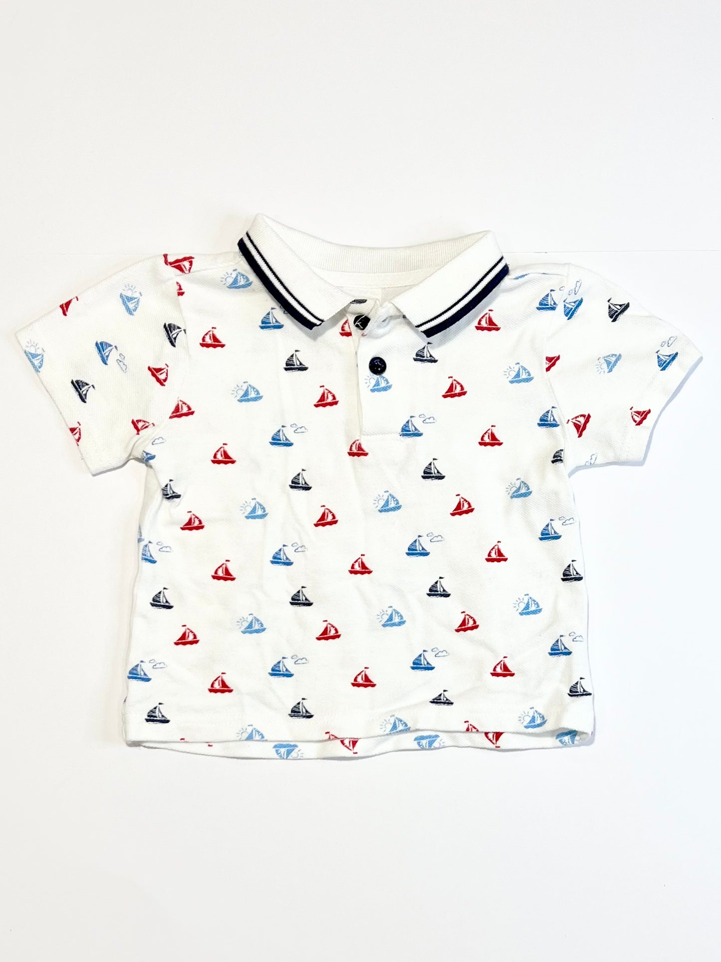 Sailboats polo shirt - Size 2