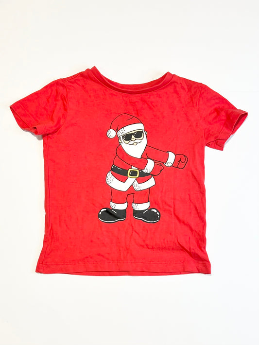 Christmas Santa tee - Size 2