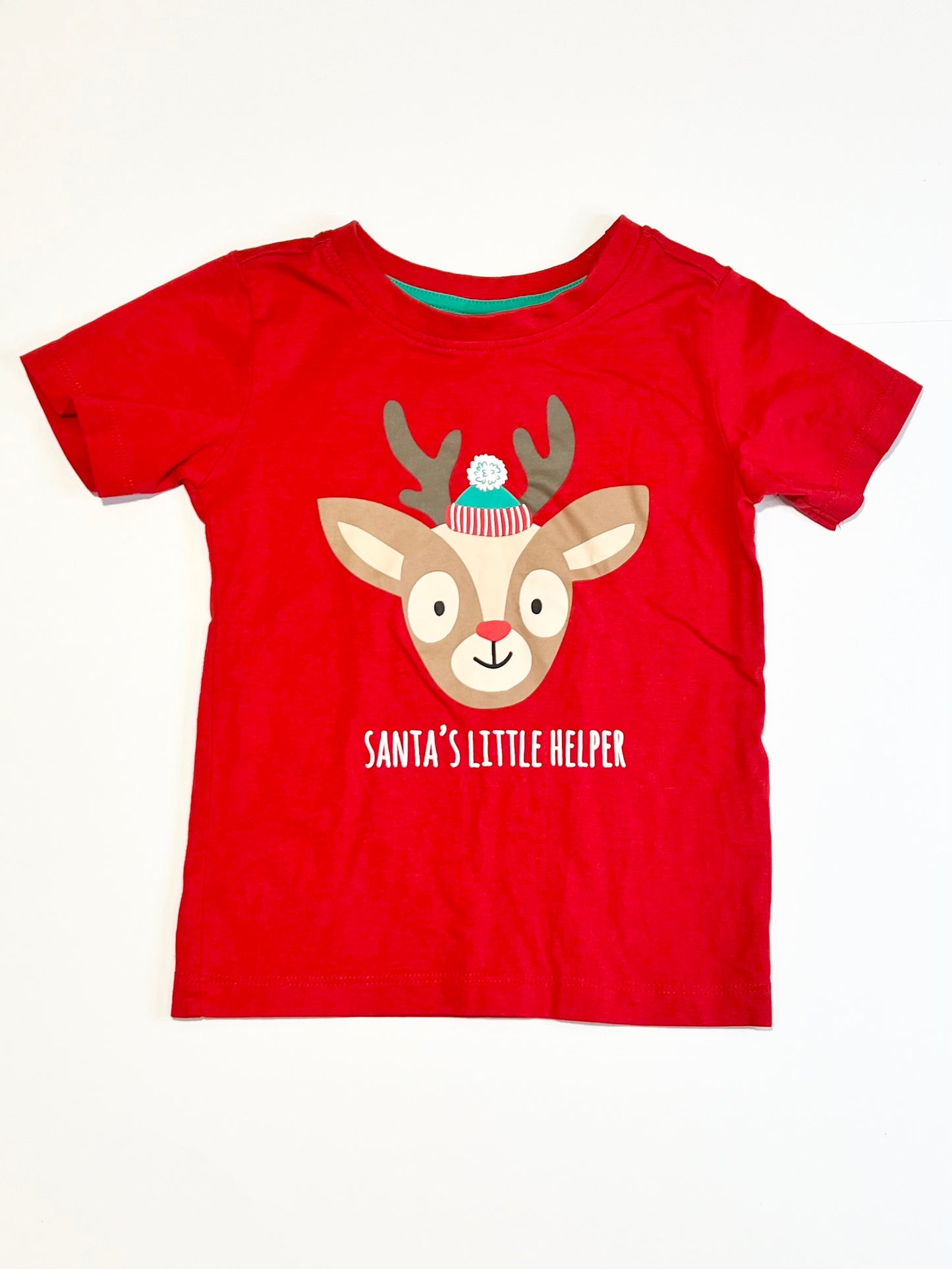 Christmas reindeer tee - Size 2