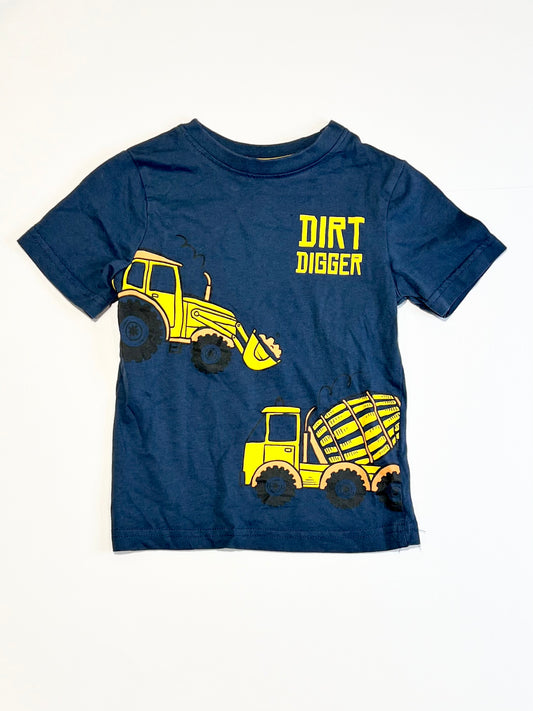 Dirt digger tee - Size 2-3