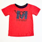 Red monkey tee - Size 2