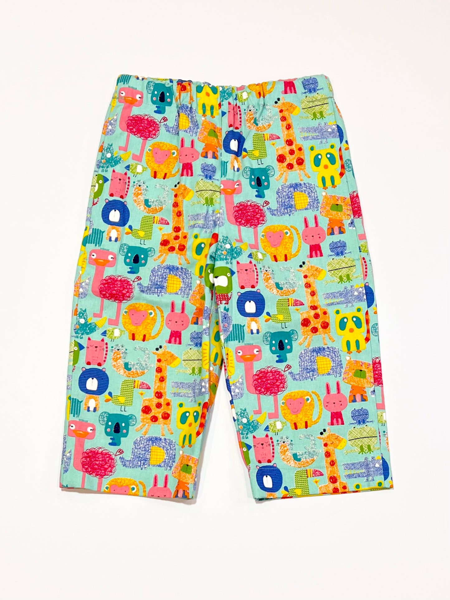 Blue animals pants - Size 2