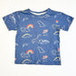 Dinos and rainbows tee - Size 2