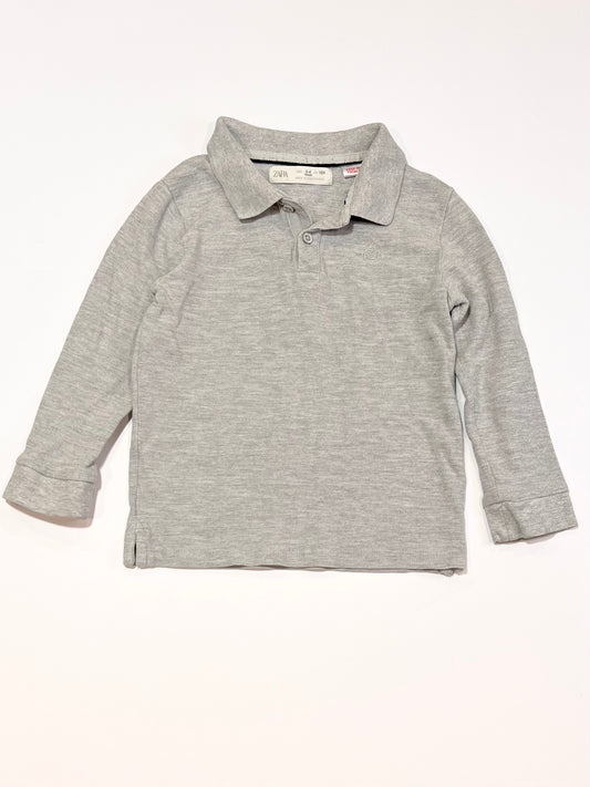 Grey polo shirt - Size 3-4