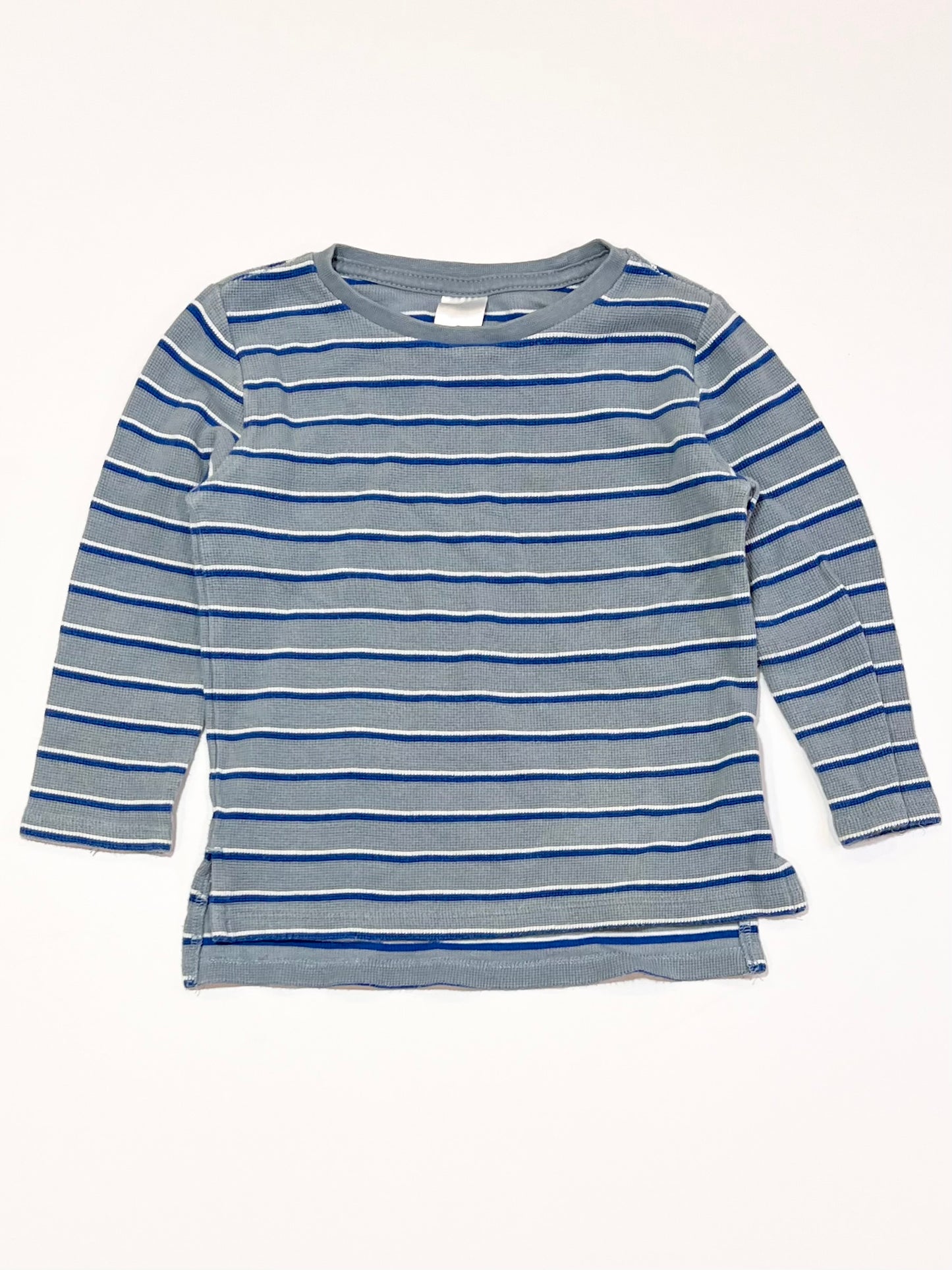 Striped waffle top - Size 3
