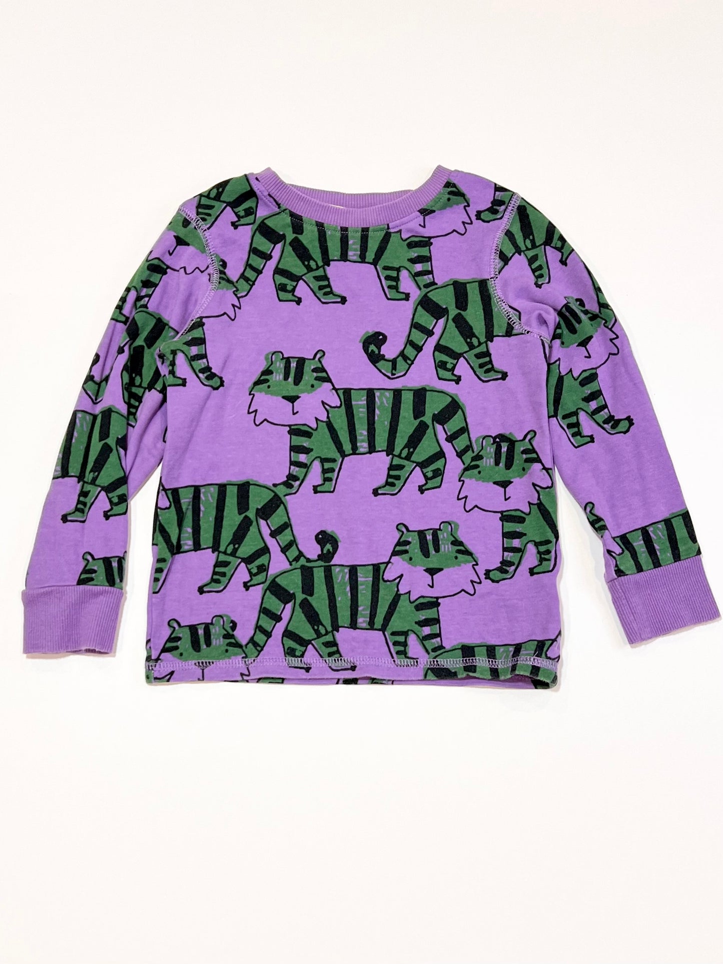 Purple tigers top - Size 3-4