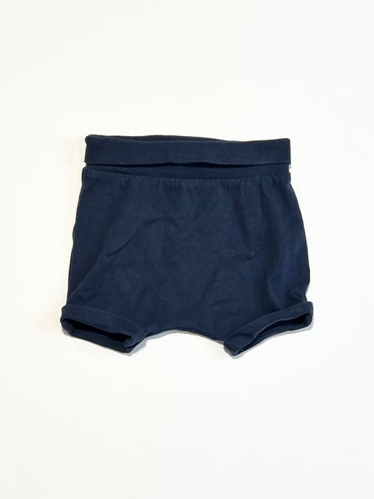 Navy jersey shorts - Size 000