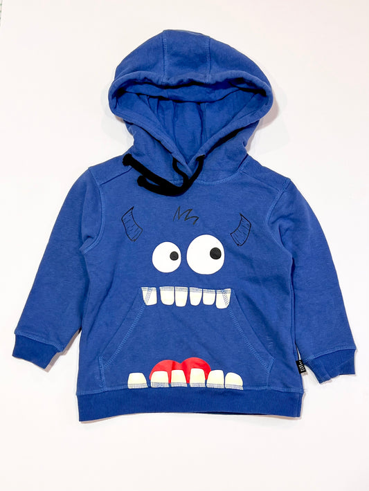 Blue monster hoodie - Size 3