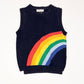 Rainbow knit vest - Size 3