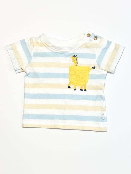 Striped giraffe tee - Size 000