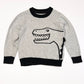 Grey dino jumper - Size 3