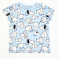 Blue pups tee - SIze 000
