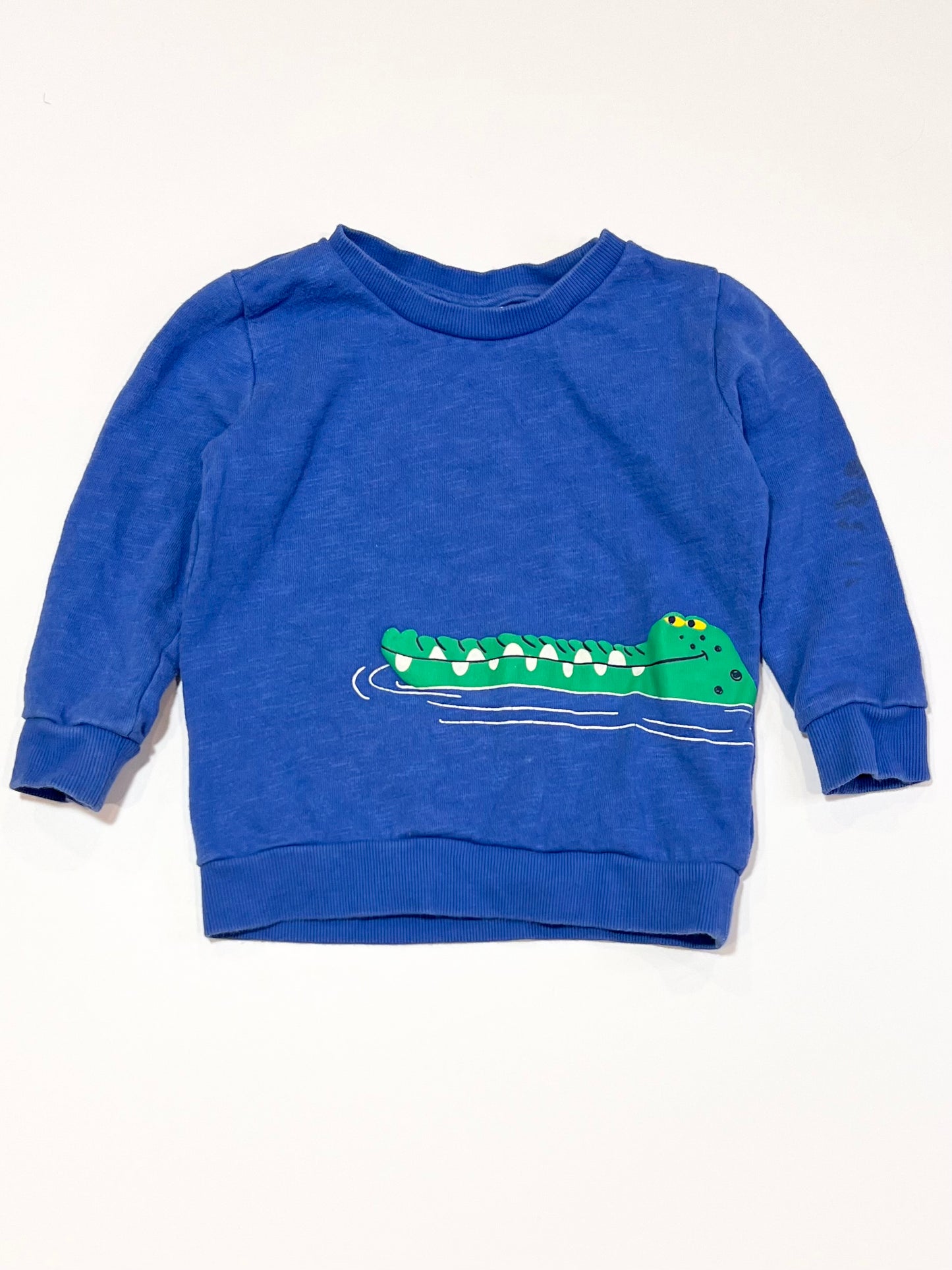 Blue croc sweater - Size 3