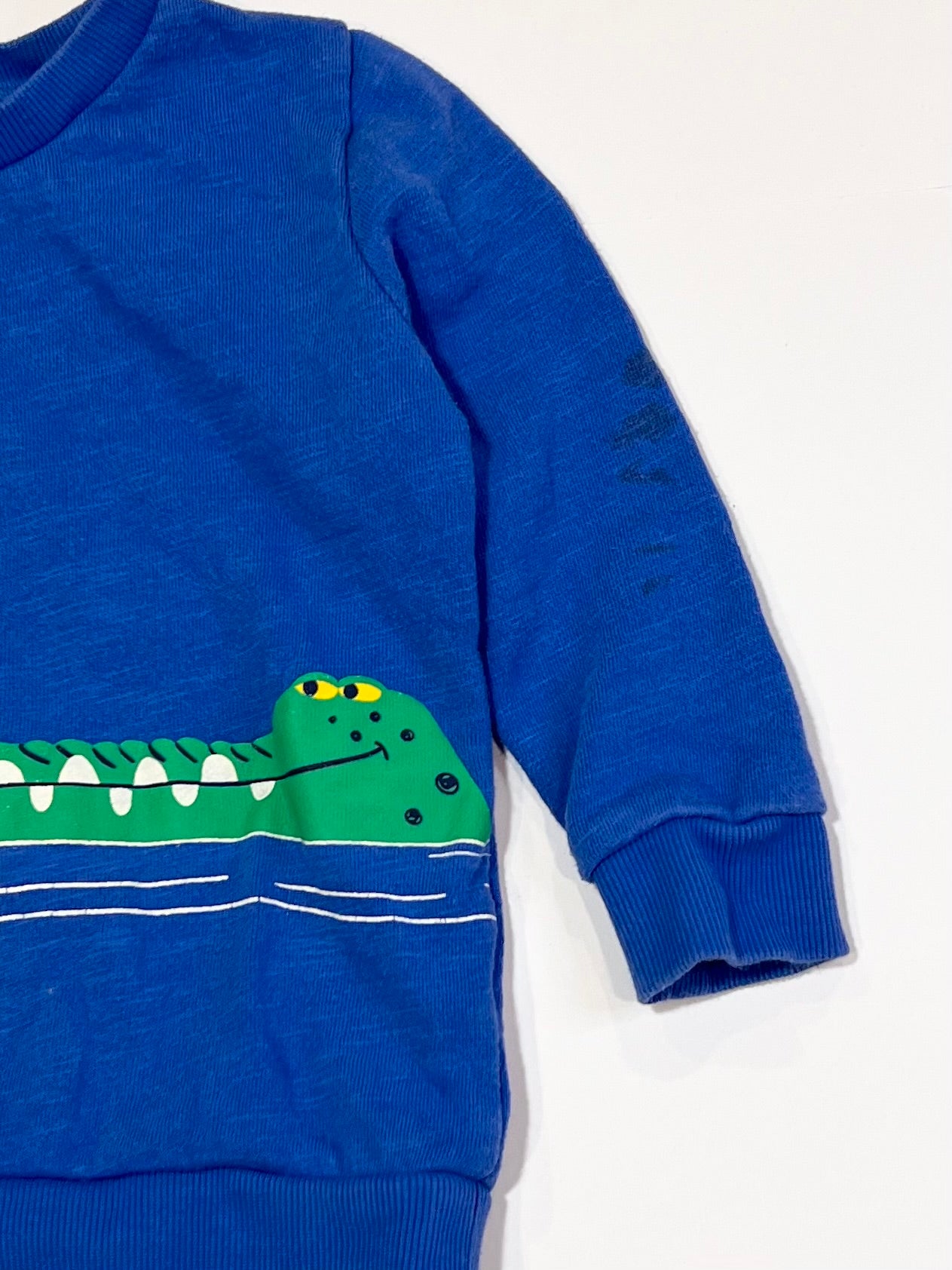 Blue croc sweater - Size 3
