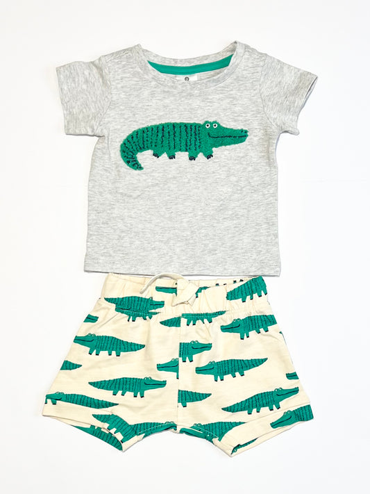 Green croc set - Size 000