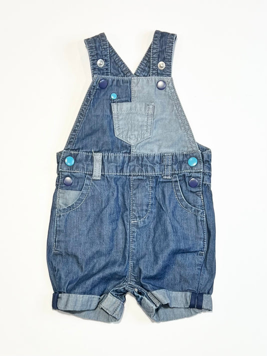 Soft denim shortalls - Size 000