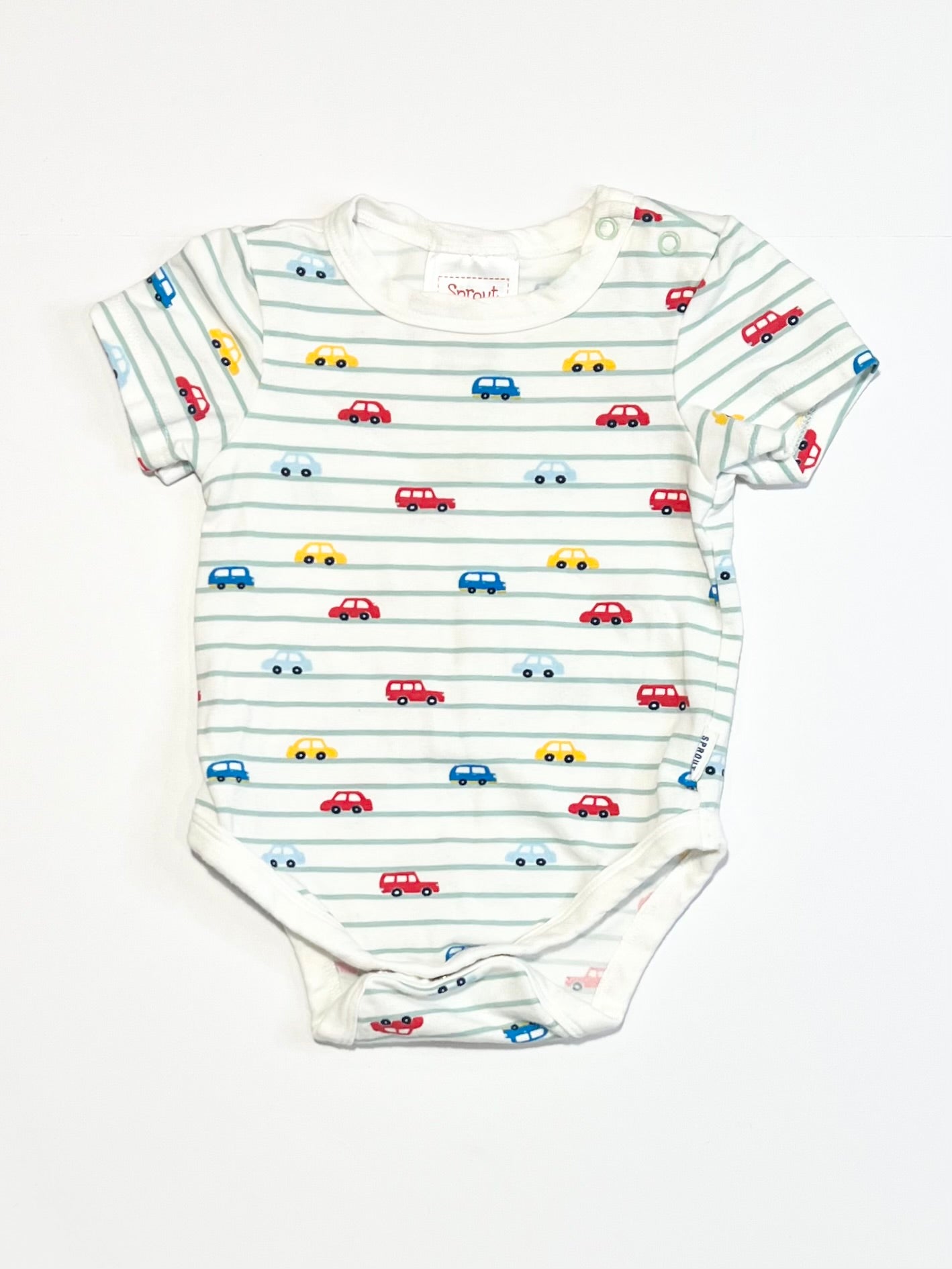 Striped cars bodysuit - Size 000