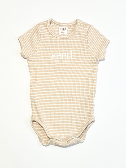 Ribbed logo bodysuit - Size 000