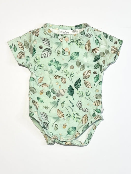Green leafy bodysuit - Size 000