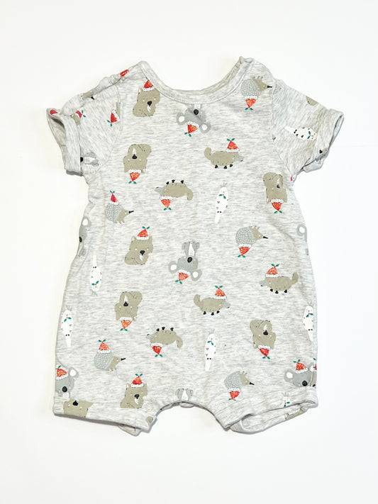Aussie Christmas romper - Size 000