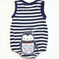 Striped fishy romper - Size 000