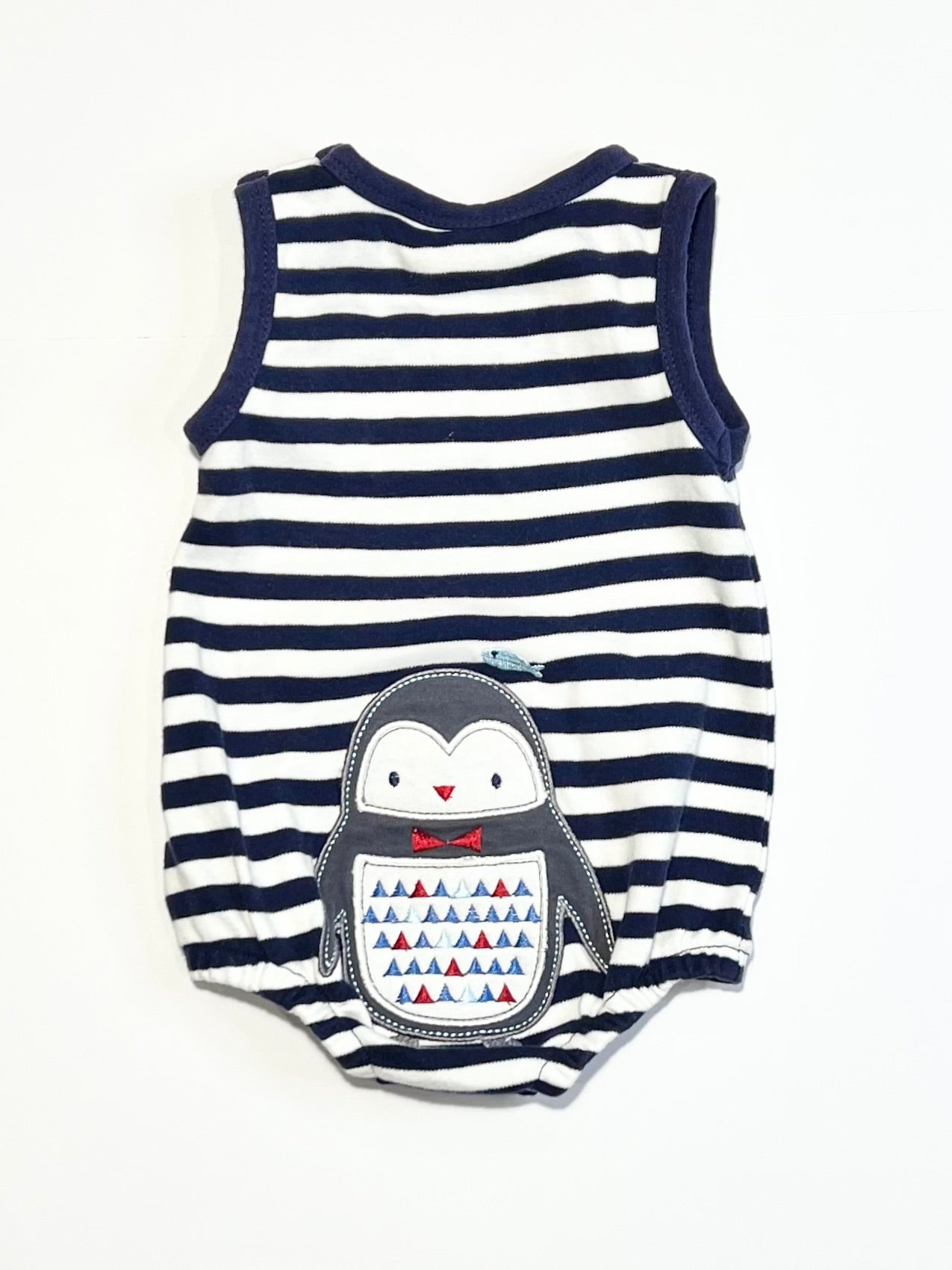 Striped fishy romper - Size 000