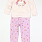 Floral unicorn pyjamas - Size 3