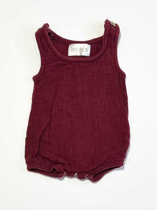 Muslin romper - Size 000