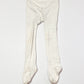 White hearts tights - Size 2-4