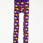 Purple fruit tights - Size 3-4